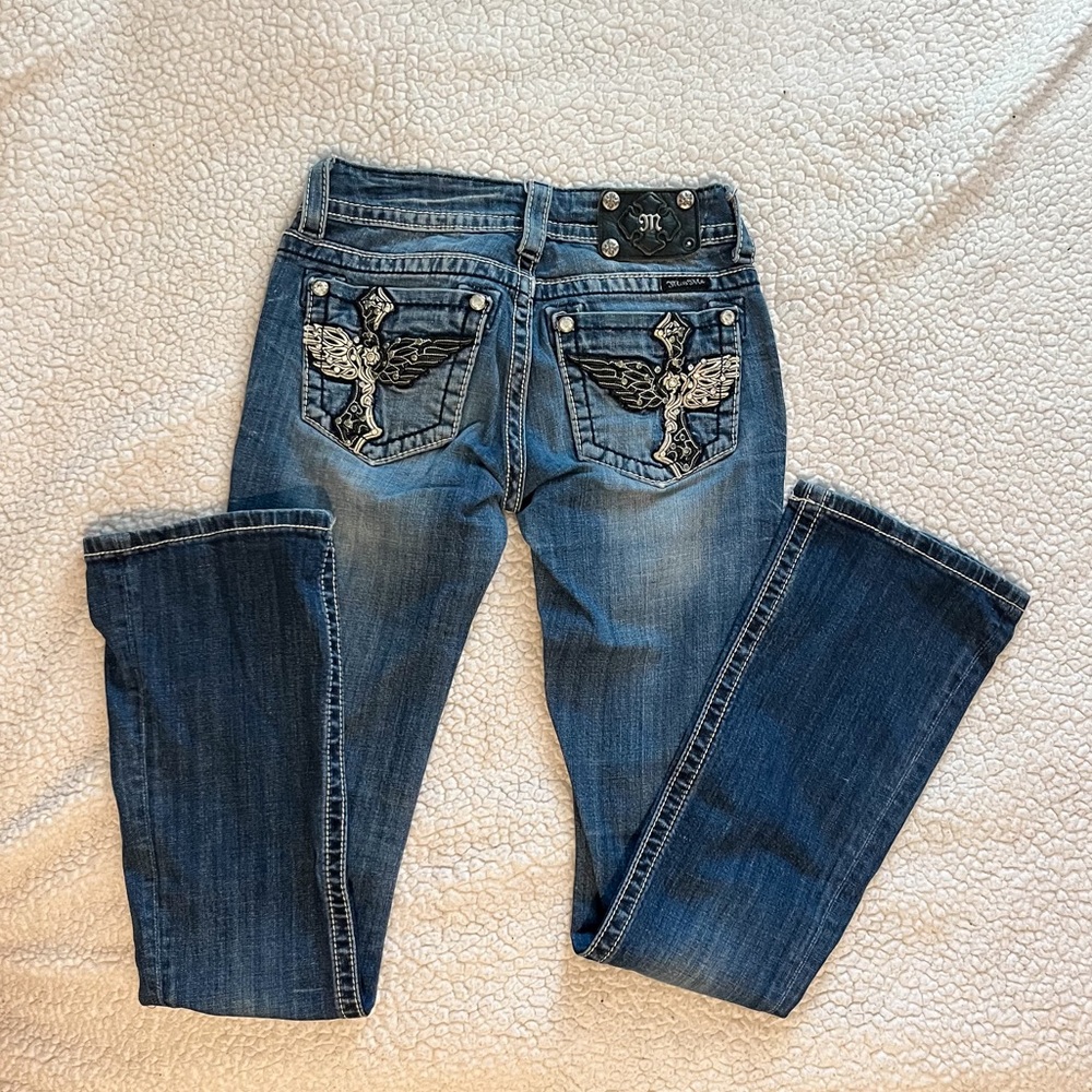 Miss me bootcut jeans, size 25,
